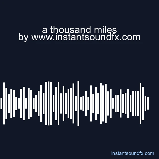 a thousand miles image
