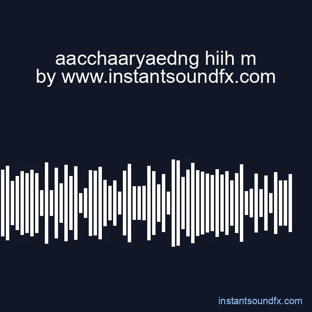 aacchaaryaedng hiih m image