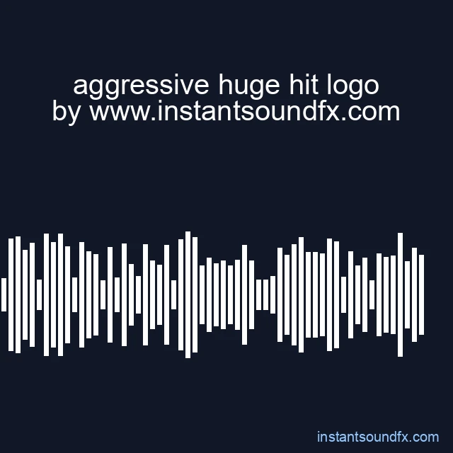 aggressive huge hit logo image