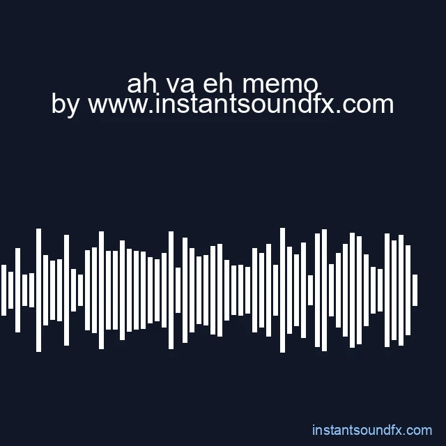 ah va eh memo image