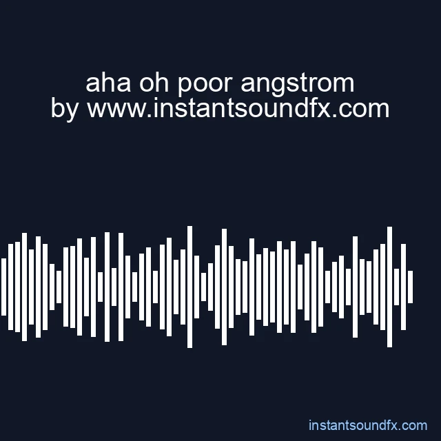 aha oh poor angstrom image