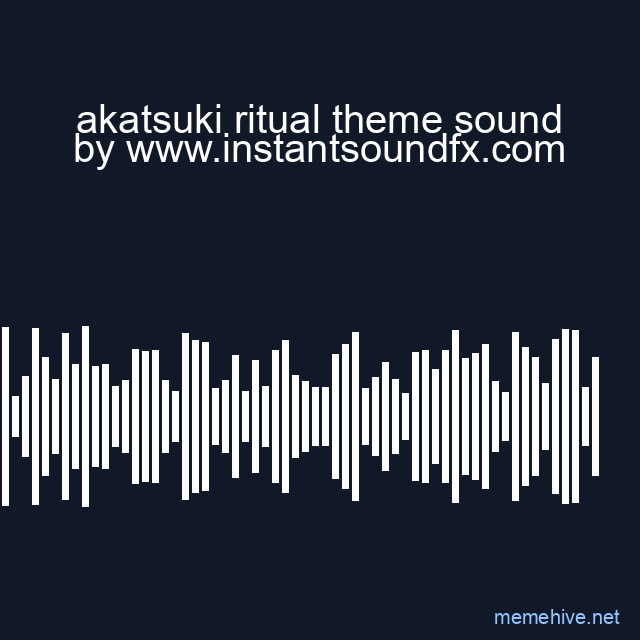 akatsuki ritual theme sound image