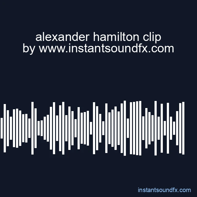 alexander hamilton clip image