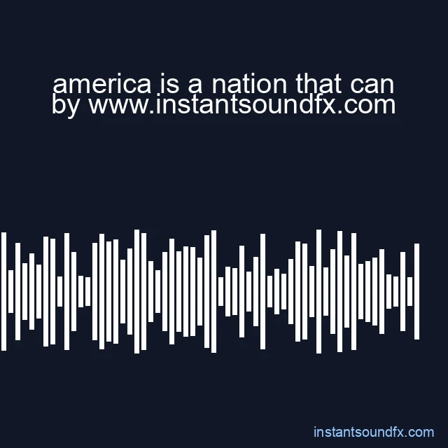 america is a nation that can image