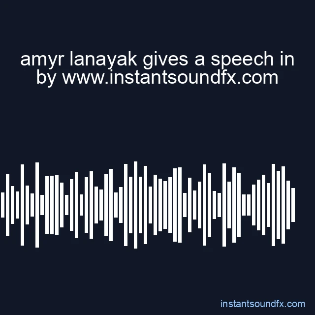 amyr lanayak gives a speech in image