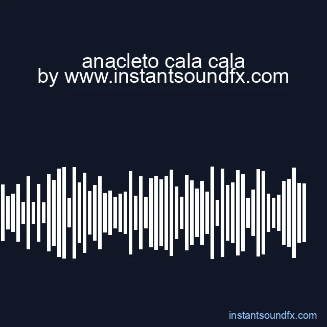 anacleto cala cala image