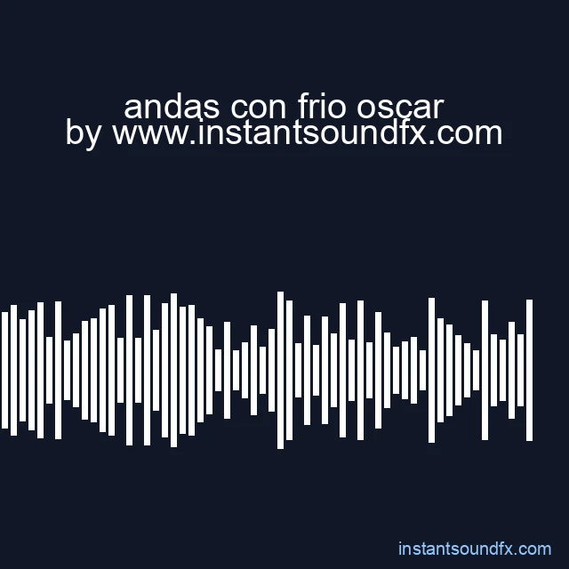 andas con frio oscar image