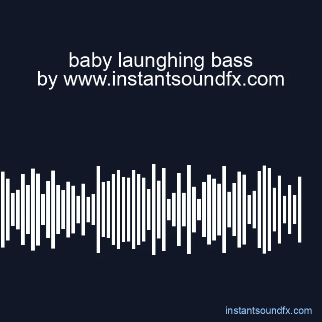 baby launghing bass image