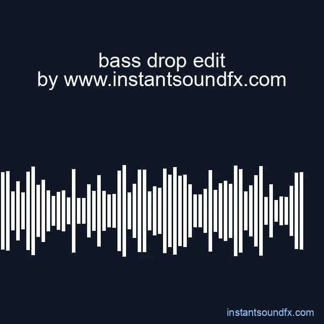 bass drop edit image