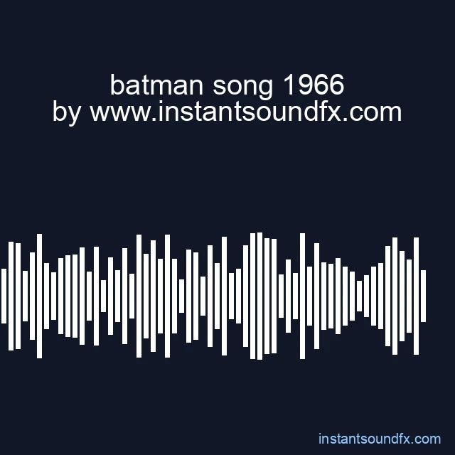 batman song 1966 image
