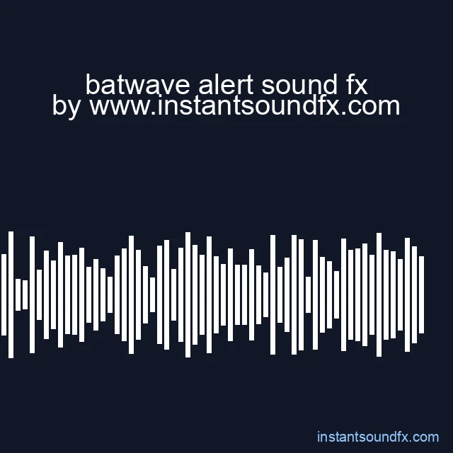 batwave alert sound fx image