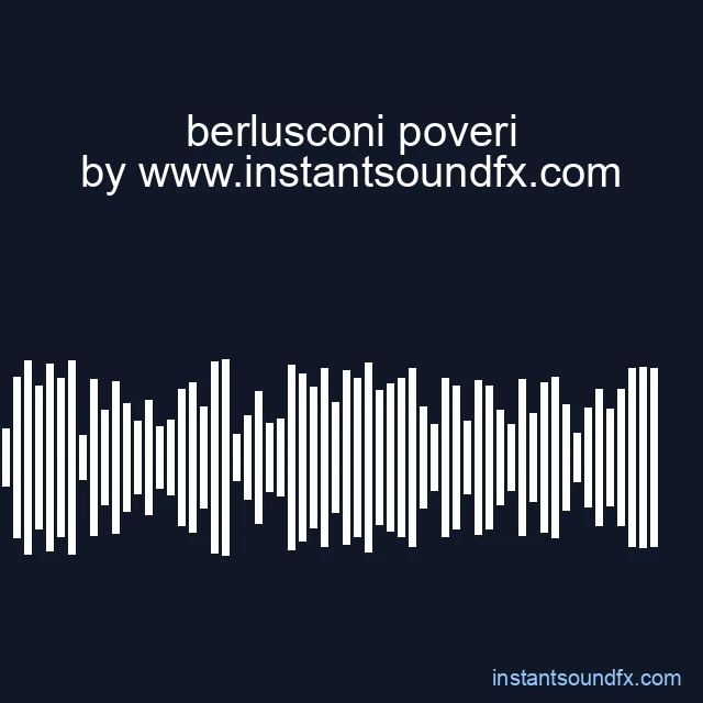 berlusconi poveri image