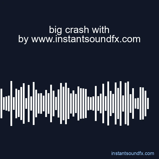 big crash with image