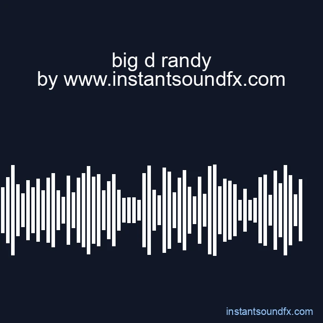 big d randy image