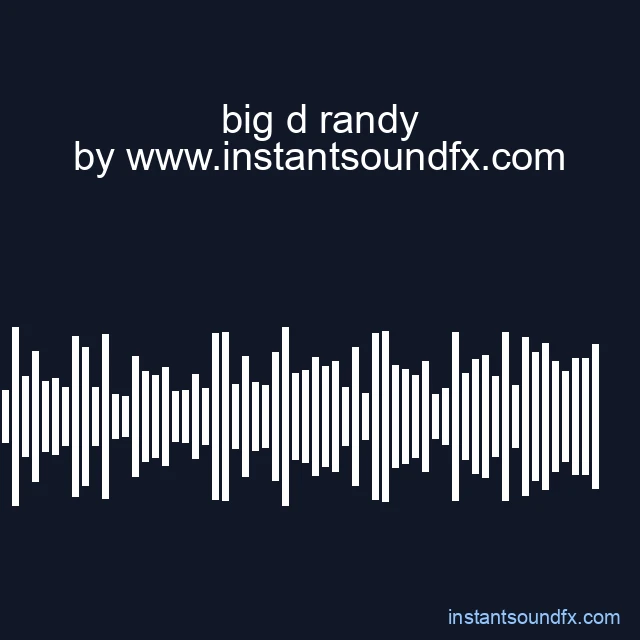 big d randy image