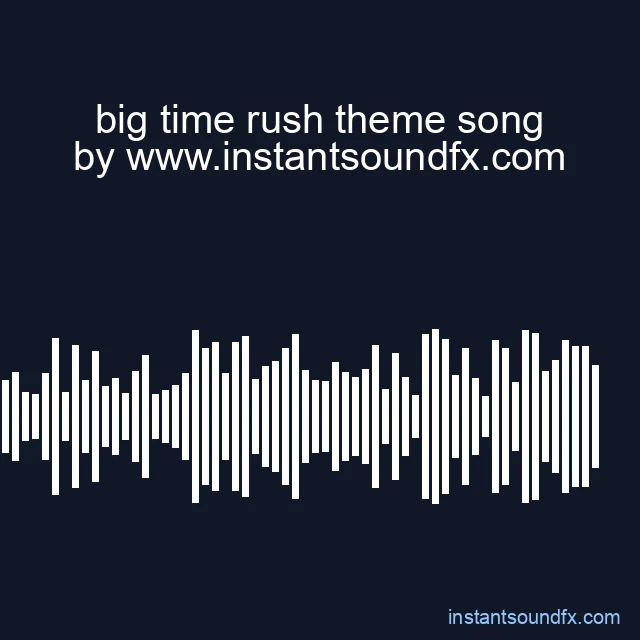 big time rush theme song image