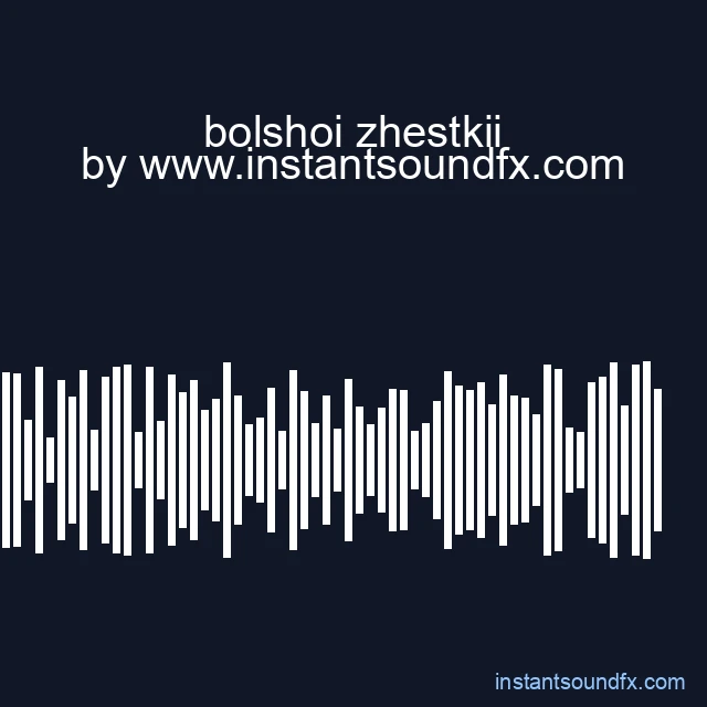bolshoi zhestkii image