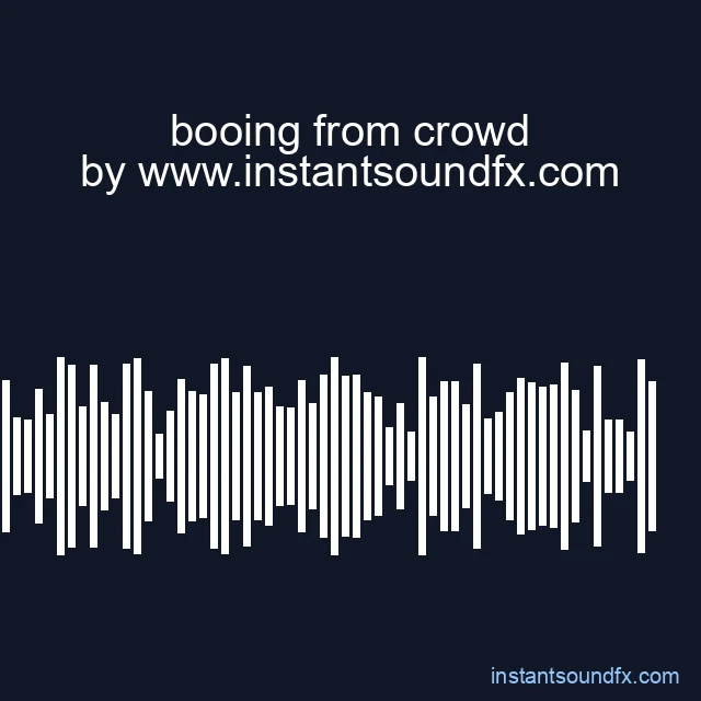 booing from crowd image