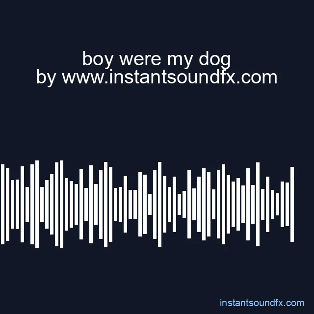 boy were my dog image