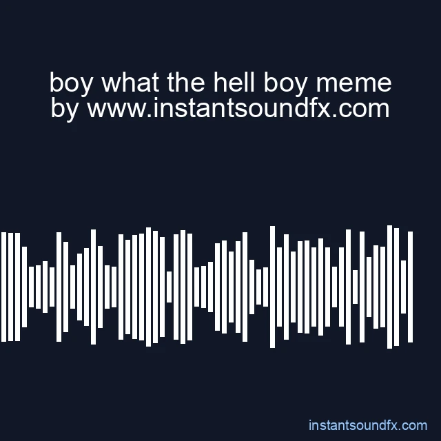 boy what the hell boy meme image