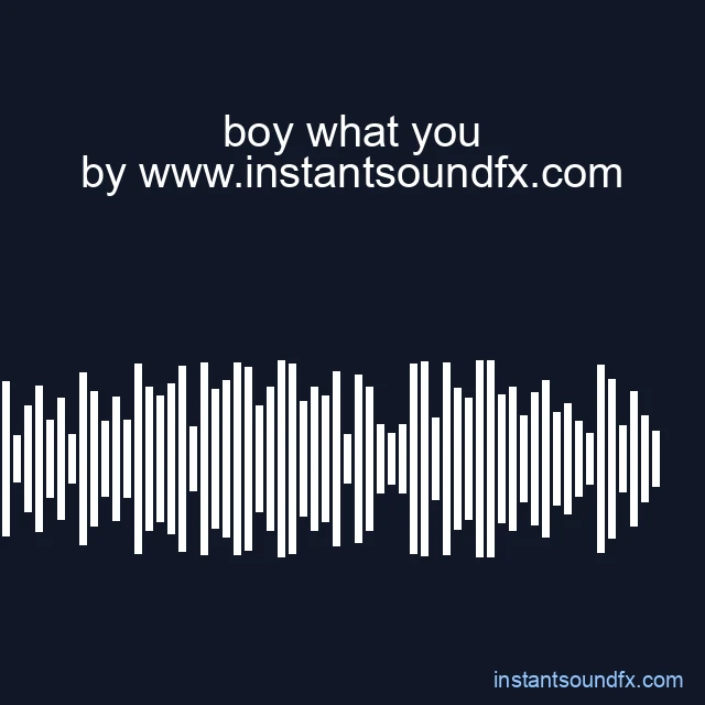boy what you image