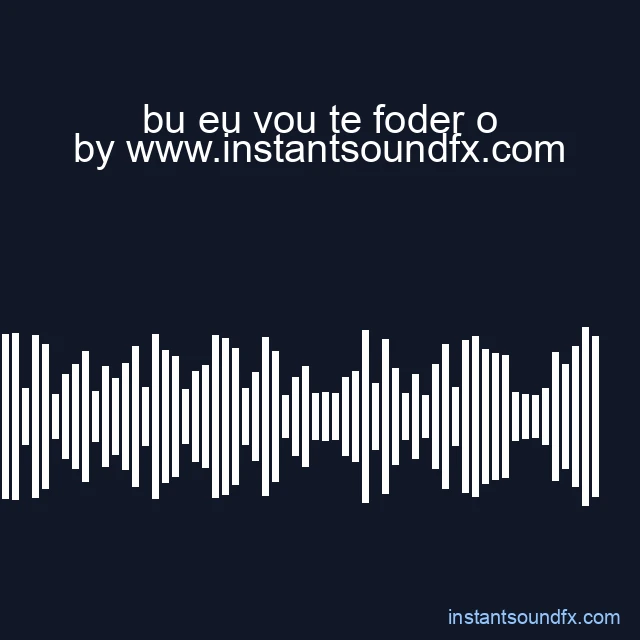 bu eu vou te foder o image