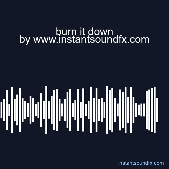 burn it down image