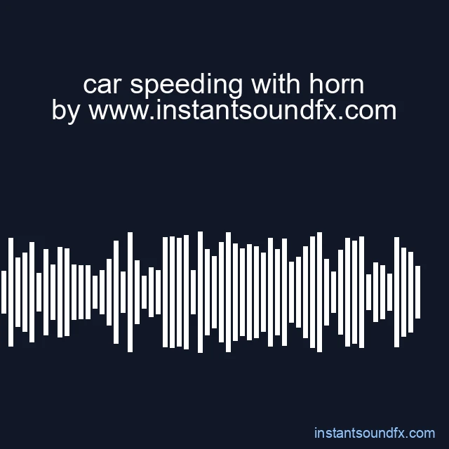 car speeding with horn image