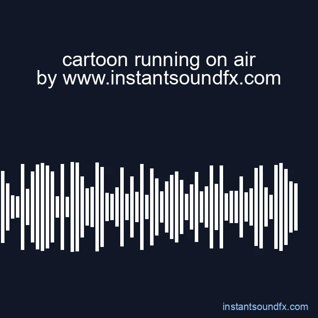 cartoon running on air image