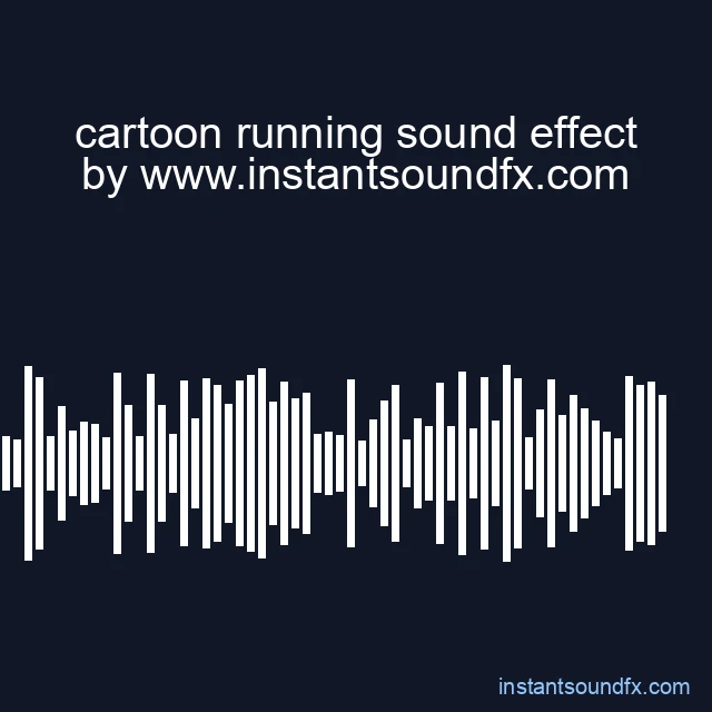 cartoon running sound effect image