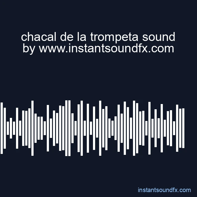 chacal de la trompeta sound image