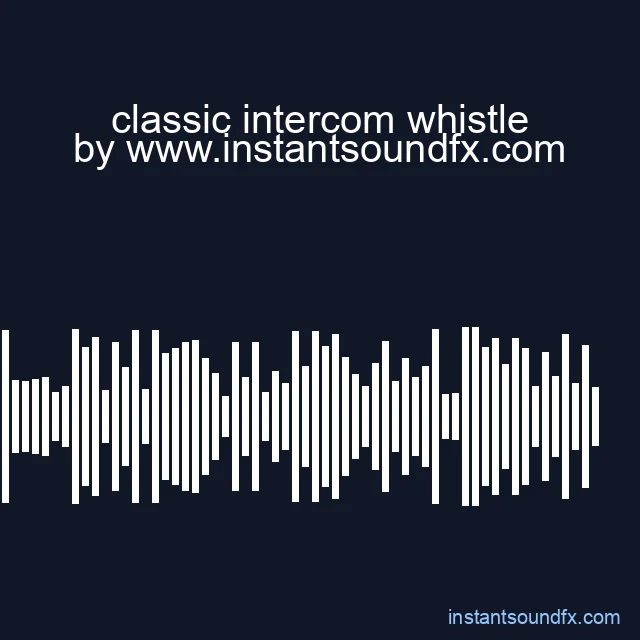 classic intercom whistle image