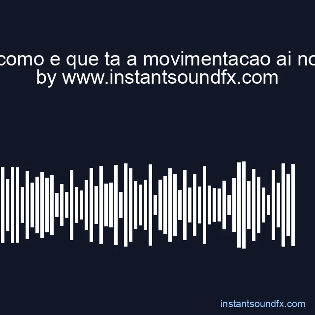 como e que ta a movimentacao ai no image