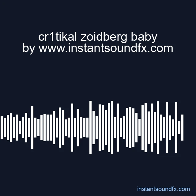 cr1tikal zoidberg baby image