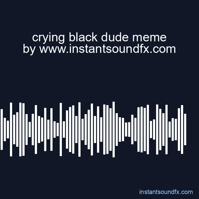 crying black dude meme image