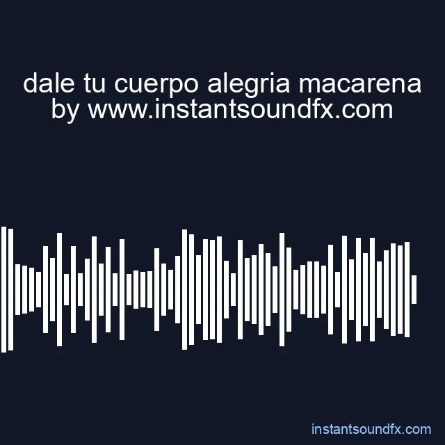dale tu cuerpo alegria macarena image
