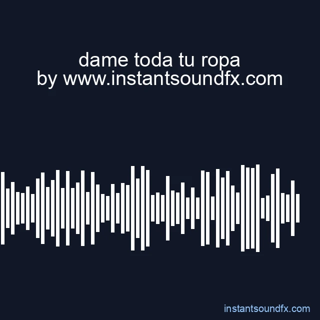 dame toda tu ropa image