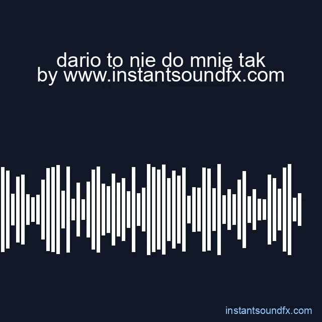 dario to nie do mnie tak image