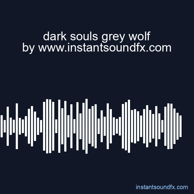 dark souls grey wolf image