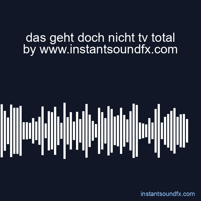 das geht doch nicht tv total image