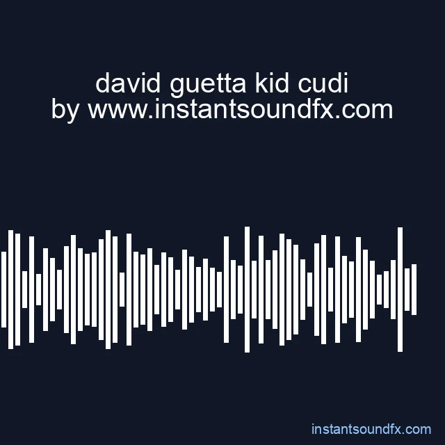 david guetta kid cudi image