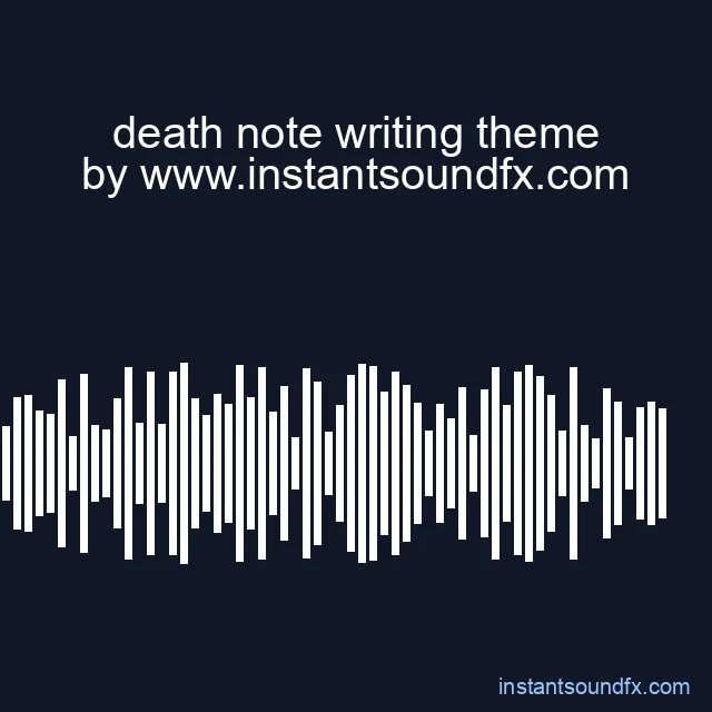 death note writing theme image