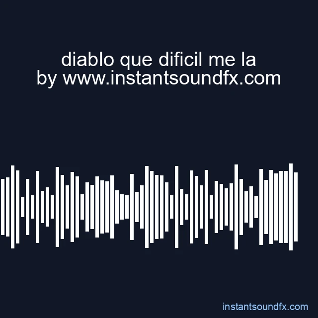 diablo que dificil me la image