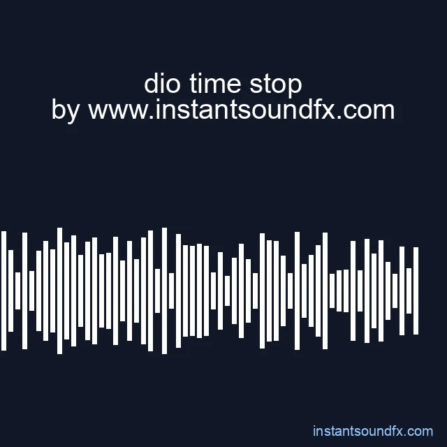 dio time stop image