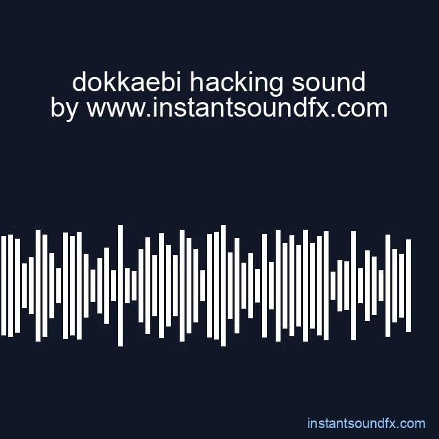 dokkaebi hacking sound image
