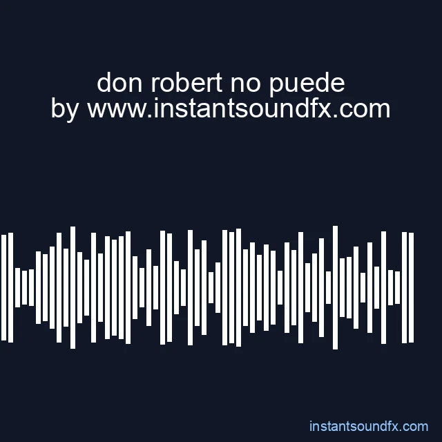 don robert no puede image