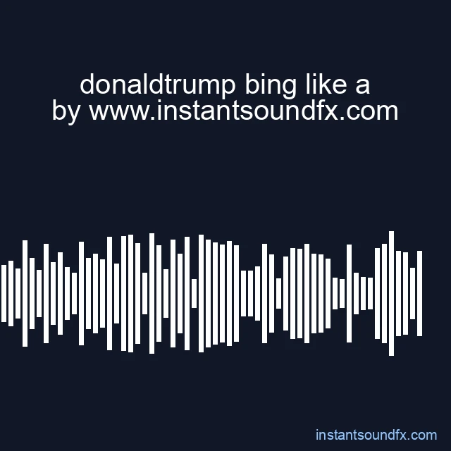 donaldtrump bing like a image