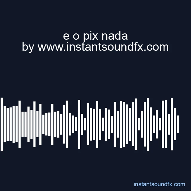 e o pix nada image