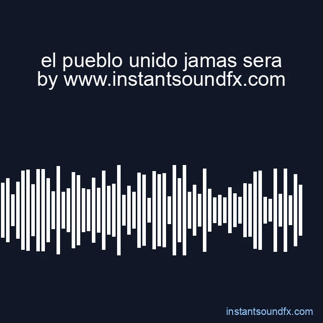 el pueblo unido jamas sera image