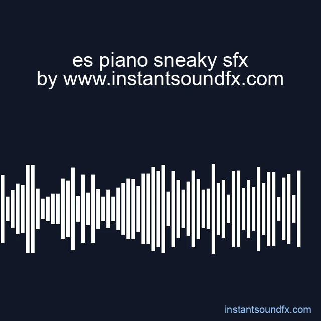 es piano sneaky sfx image